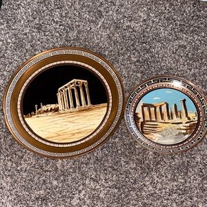 Decorative Greek Themed Plates
